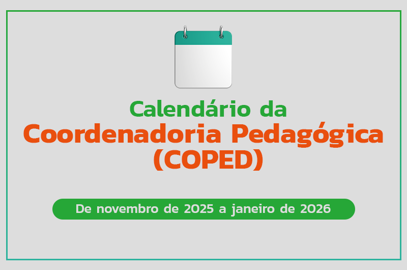EGPCE divulga calendário da Coordenadoria Pedagógica