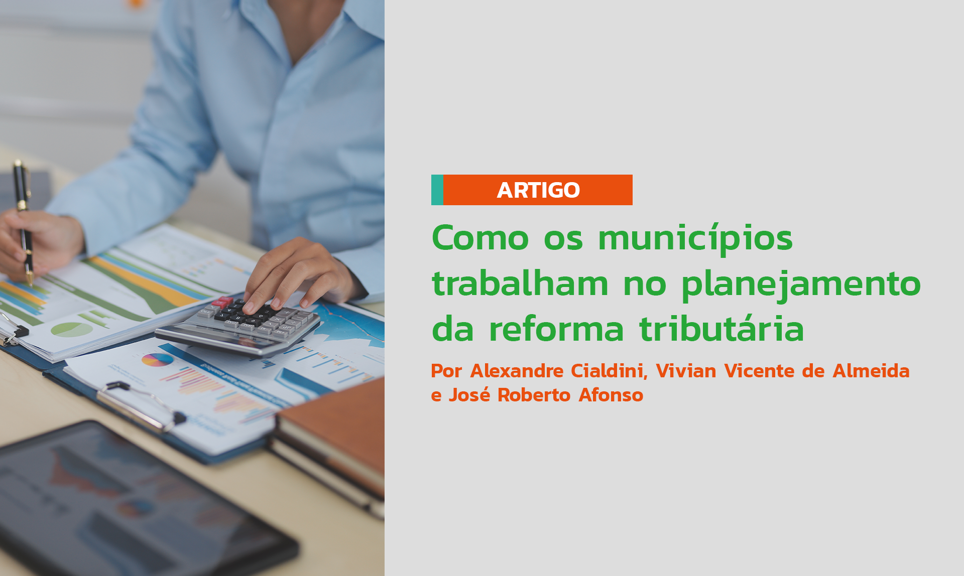 Publicação ressalta planejamento e estratégias dos municípios para a reforma tributária