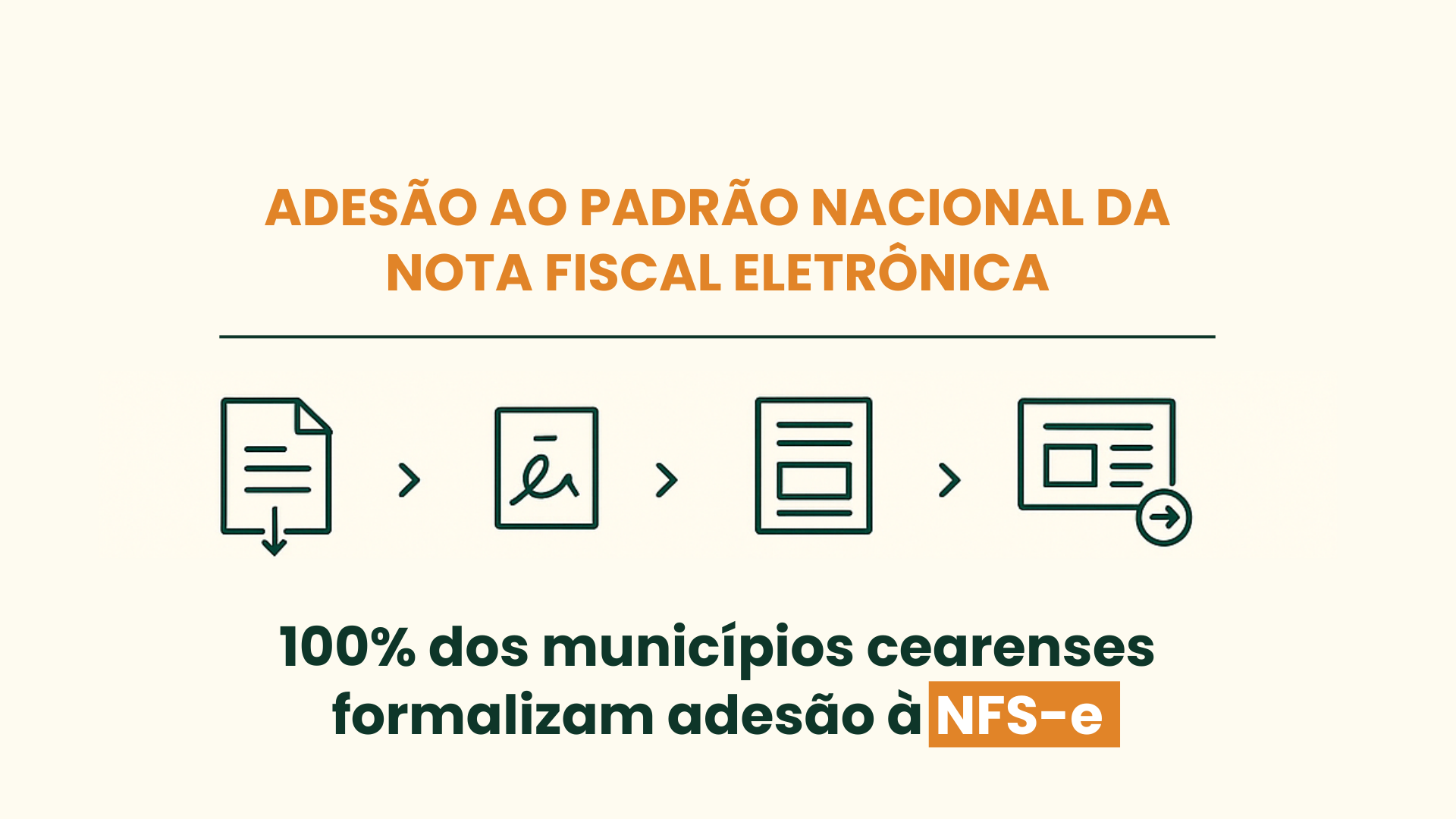 Com articulação da SEPLAG e da EGPCE, 100% dos municípios cearenses formalizam adesão à NFS-e
