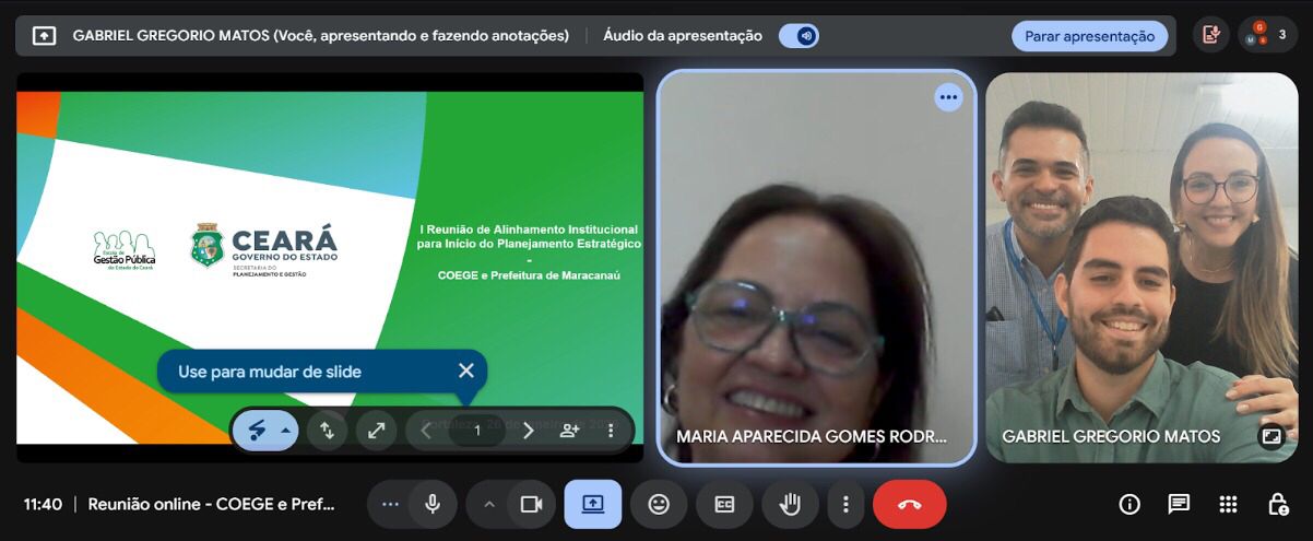 EGPCE e Prefeitura de Maracanaú alinham parceria para fortalecer o Planejamento Estratégico Municipal