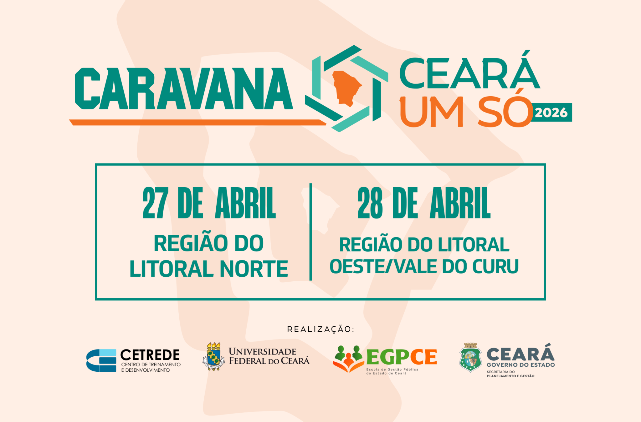 Caravana Ceará Um Só chega ao Litoral Norte e ao Litoral Oeste/Vale do Curu