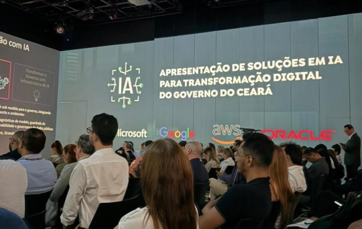 EGPCE participa de apresentação de soluções em IA para transformação digital do Governo do Ceará